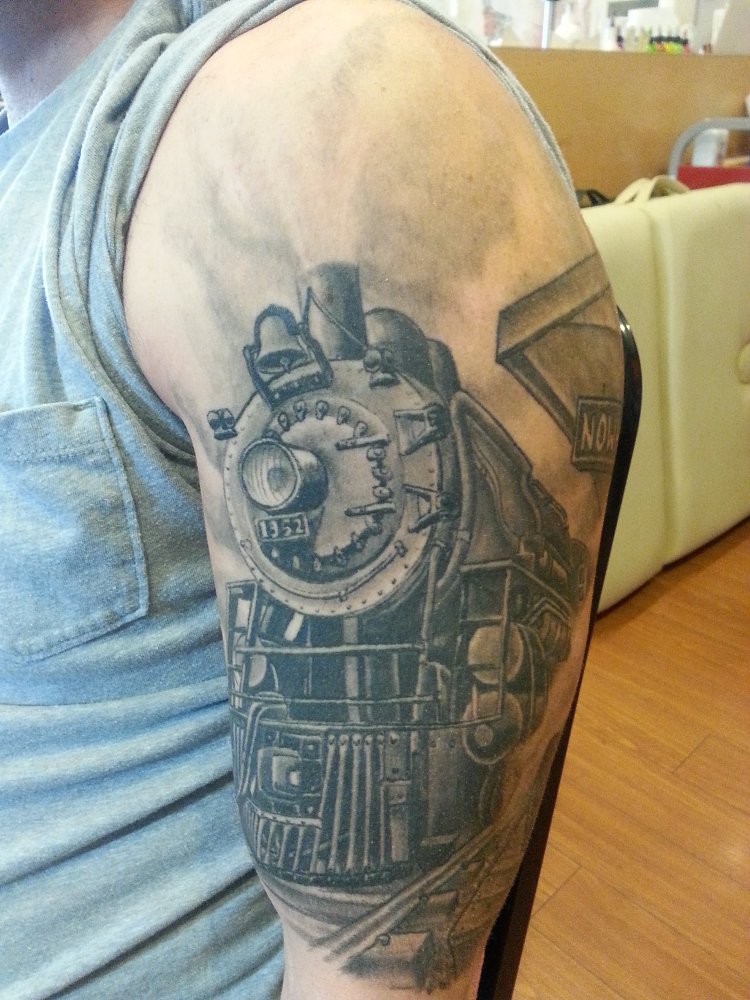 Train tattoo