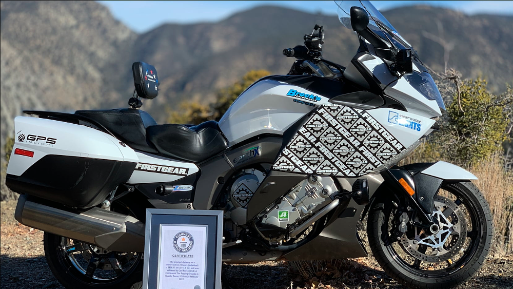 Carl Reese record motorcycle