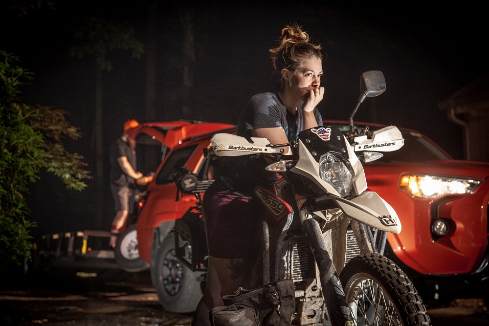 Liz Kiniery Riding Fast