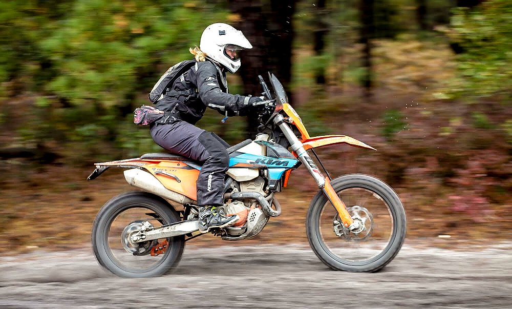 Liz Kiniery Riding Faster