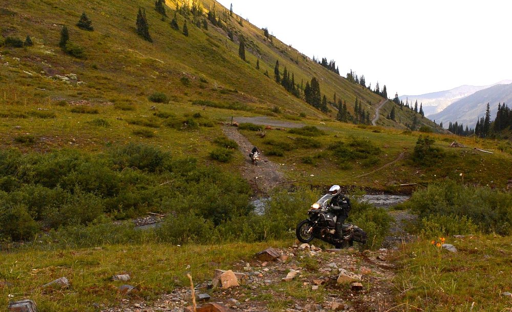 BMW R 1200 GS in the mountains