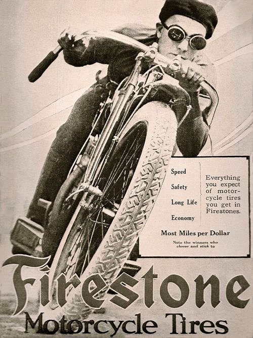 Vintage tire advertisement