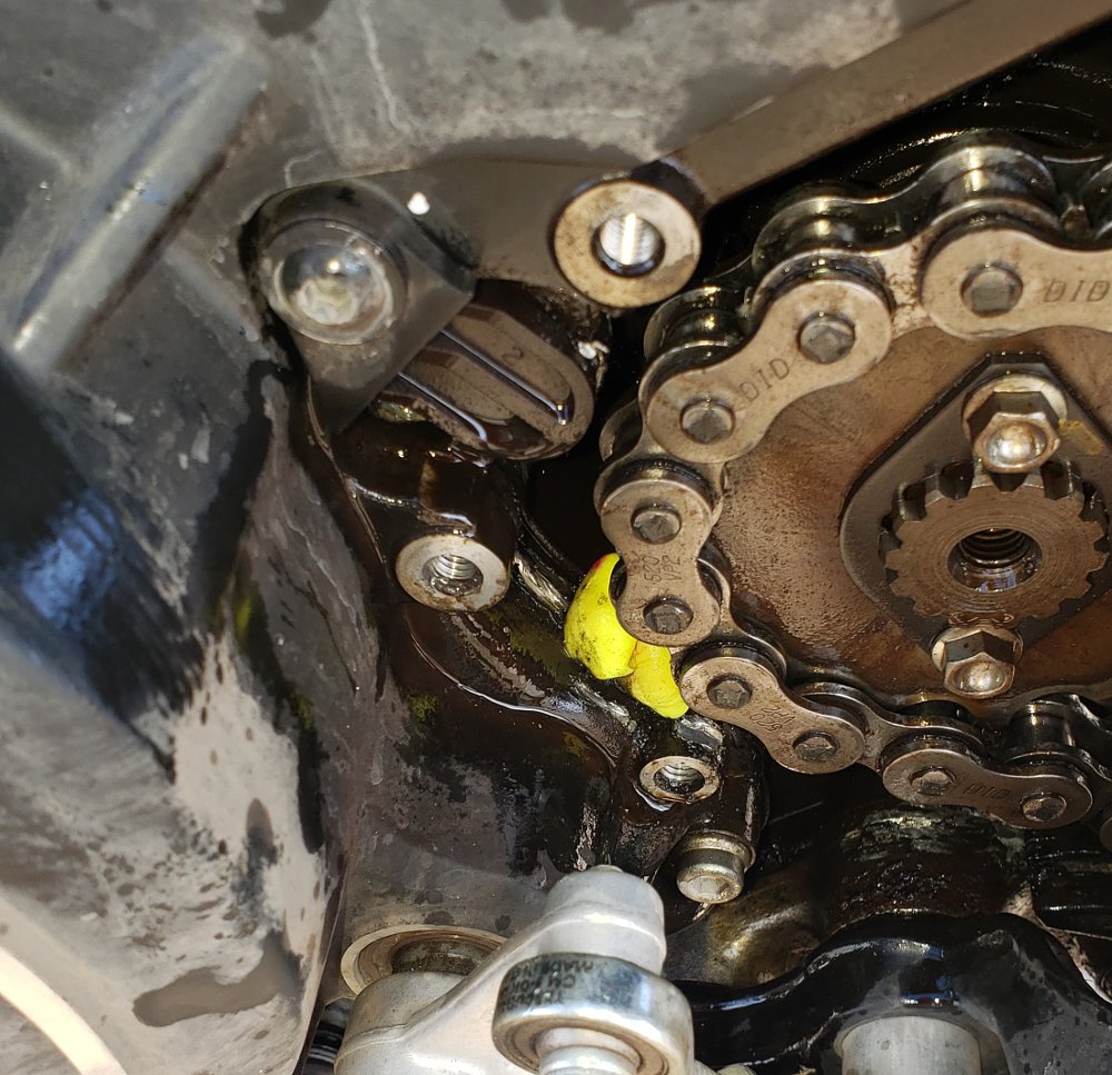 ear plugs in engine case hole