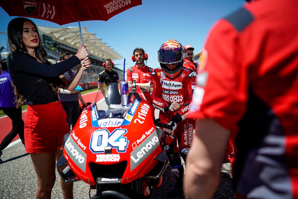 Andrea Dovizioso on the grid