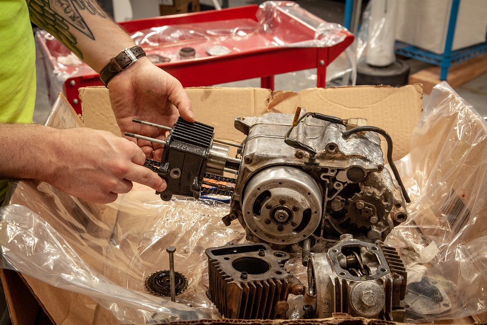 Honda Trail 70 cylinder