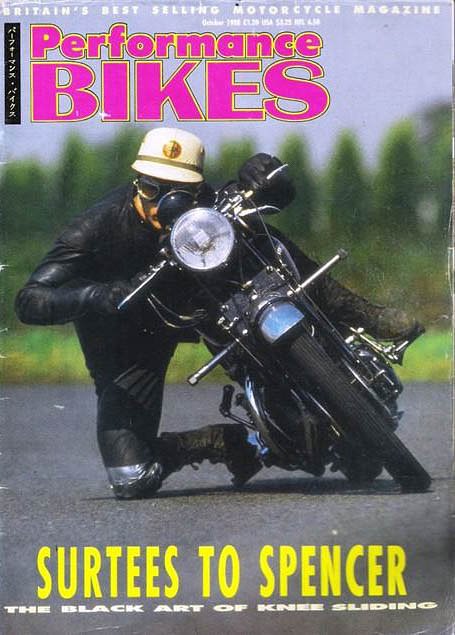 Performance Bikes October 1988 cover