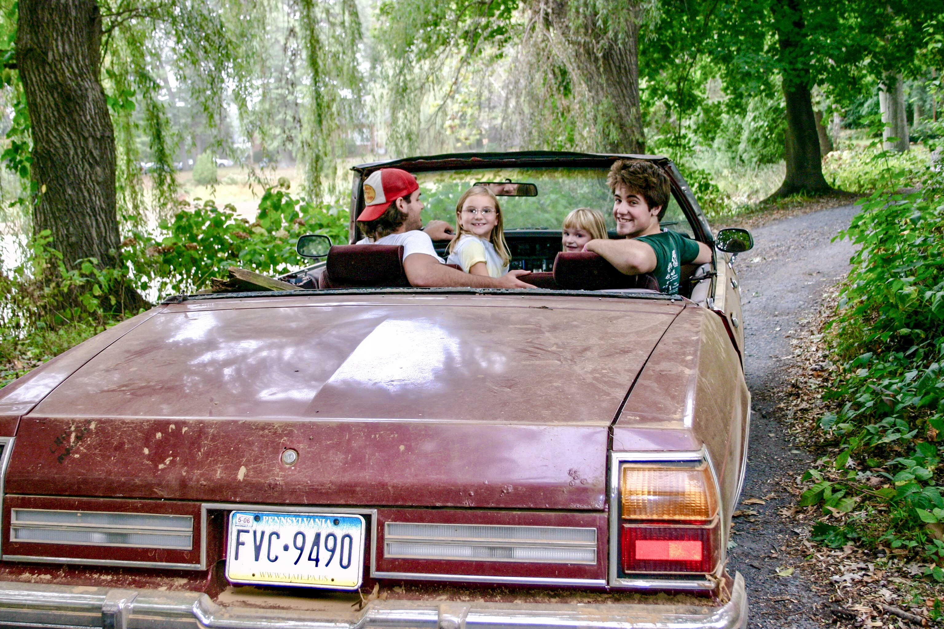 Spurgeon Dunbar, Emily Quigg, Claire Quigg, and Jimmy Dunbar