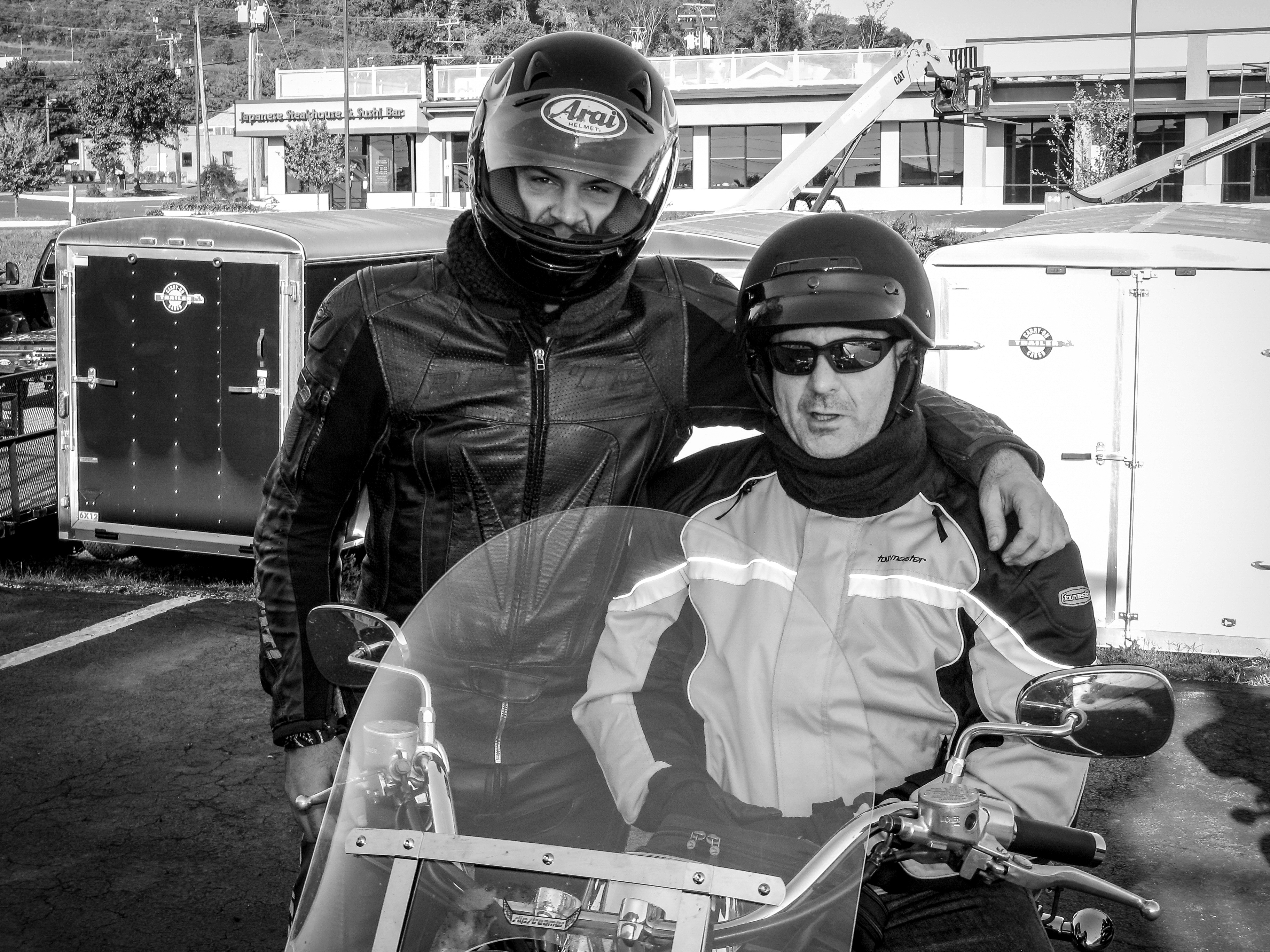 Spurgeon Dunbar and Uncle Bob on Vulcan 1500
