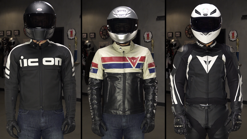 Types of motorcycle jacket fit