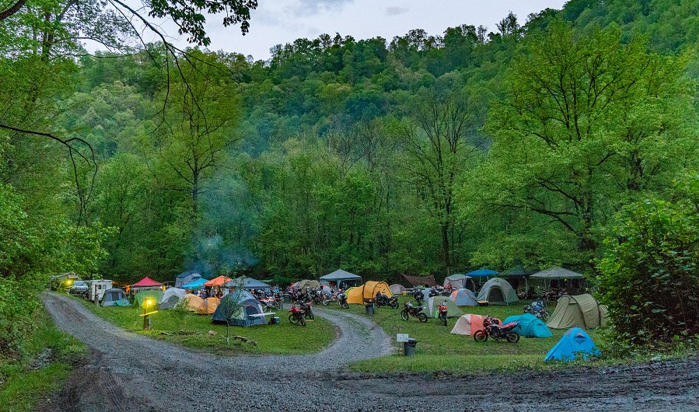 The Stolen Pig Rally base camp