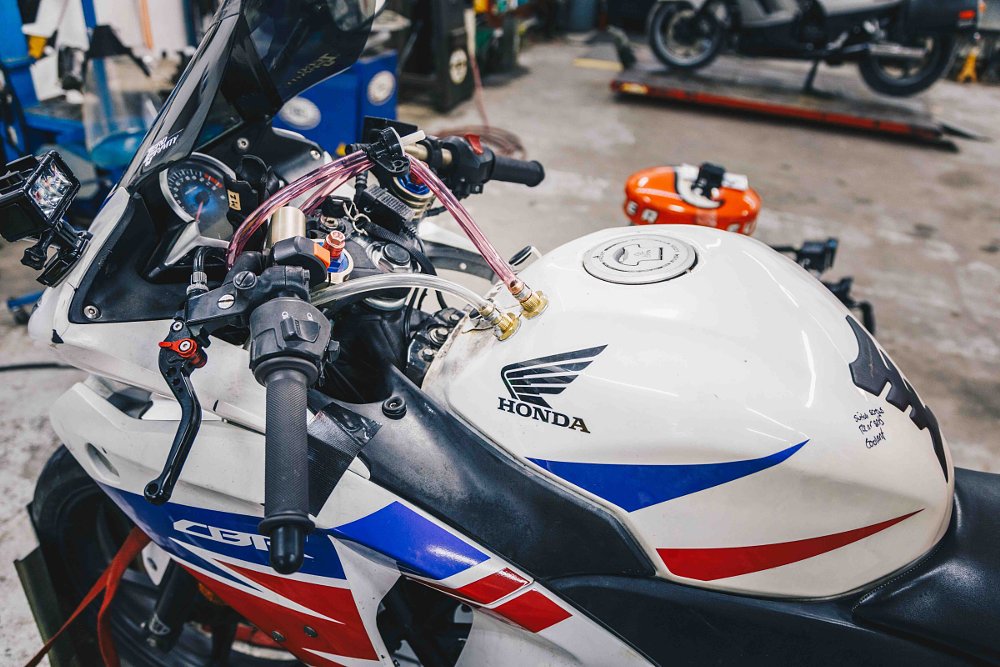 modified CBR gas tank