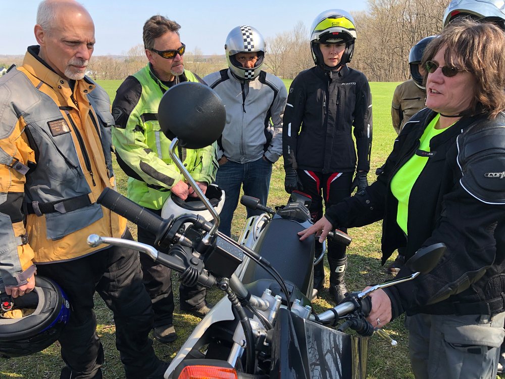 riders meeting at DirtBike School