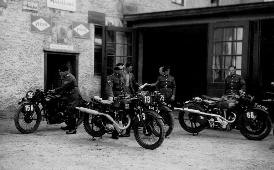 1939 British War Office ISDT team motorcyles