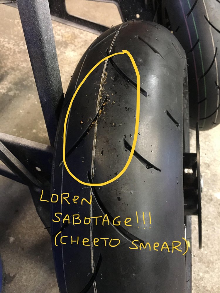 alleged sabotage due to Cheetoh dust