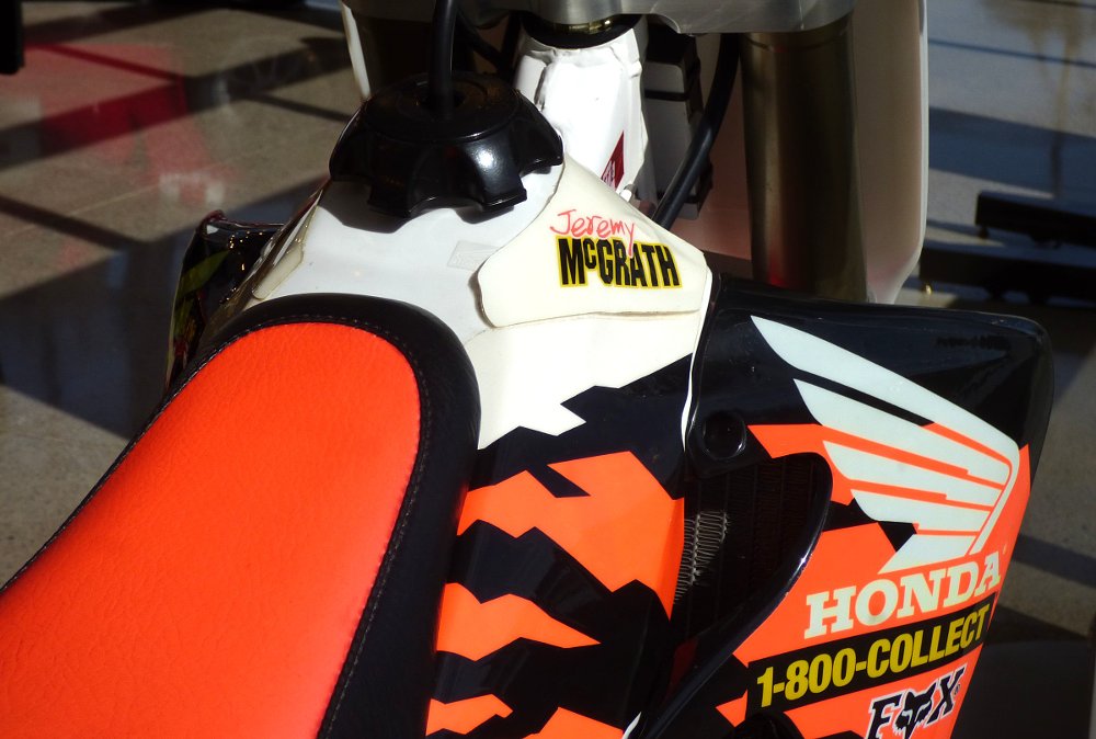 McGrath's CR250R Supercross bike