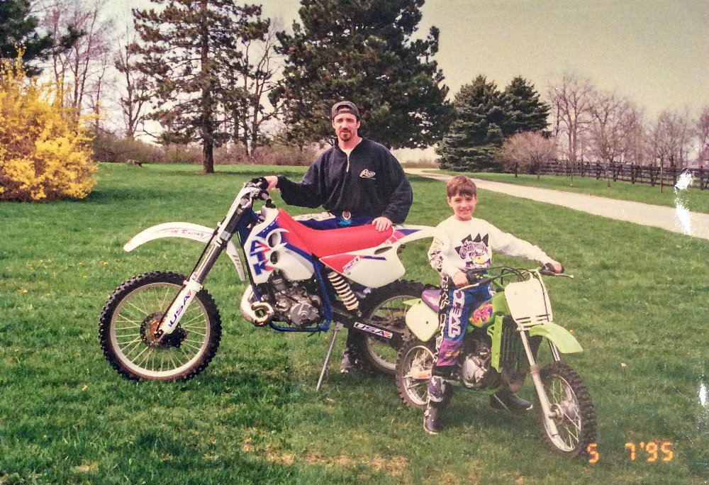 Chris Fillmore with his Dad