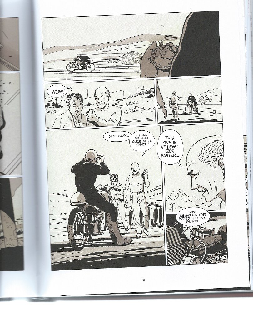 page from Stealing Speed graphic novel