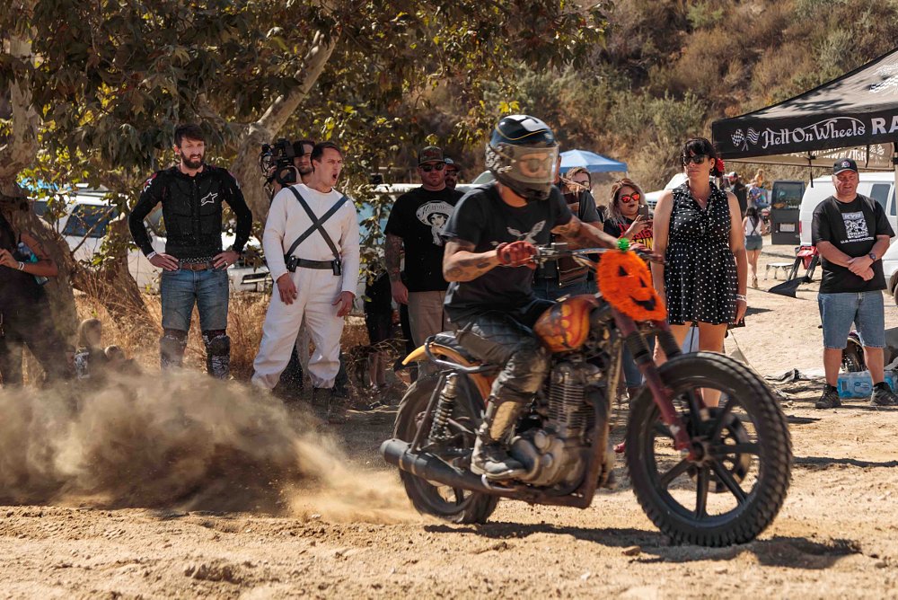 watching the hillclimb