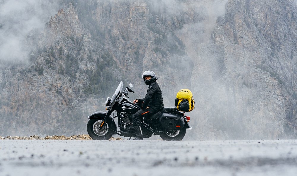 cold motorcycle ride