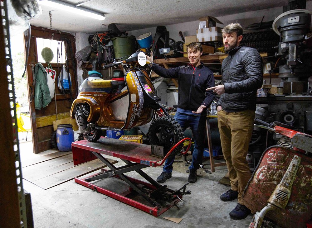 building the VespaCross racer