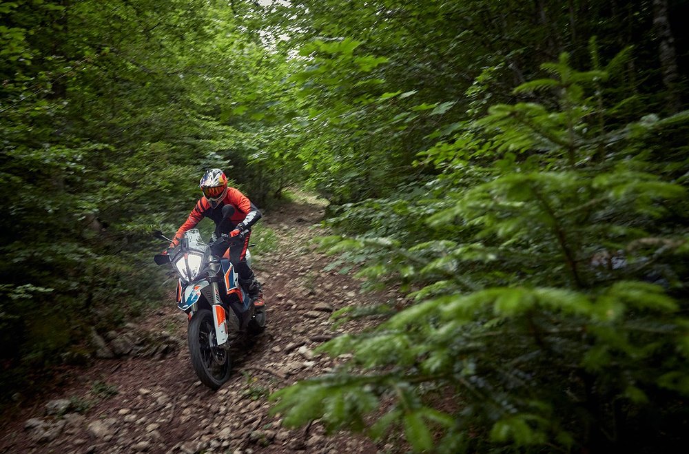 KTM 790 Adventure R Rally on the trails
