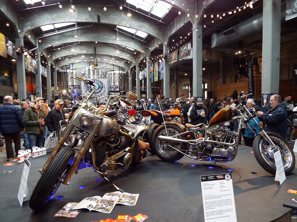 Garage Brewed Moto Show in the Rhinegeist brewery
