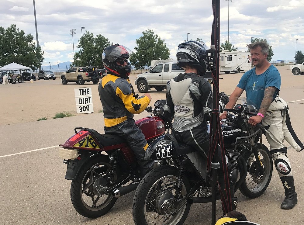 With Frances in the pits