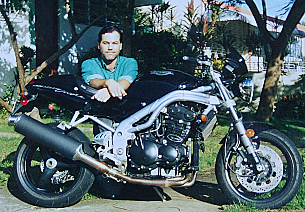 Lance Oliver and Speed Triple in 1998