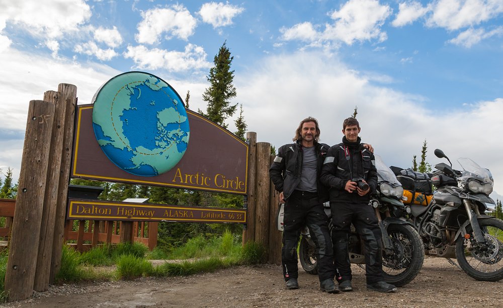 at the Arctic Circle