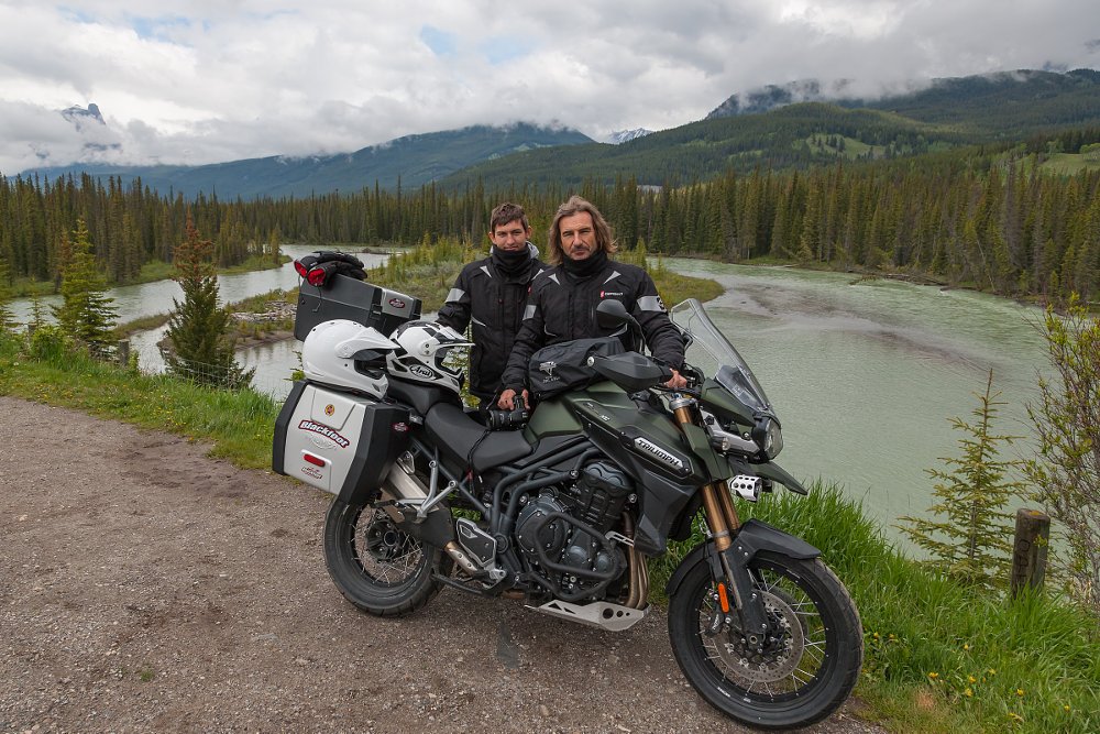 Patrick and Neale in the north country