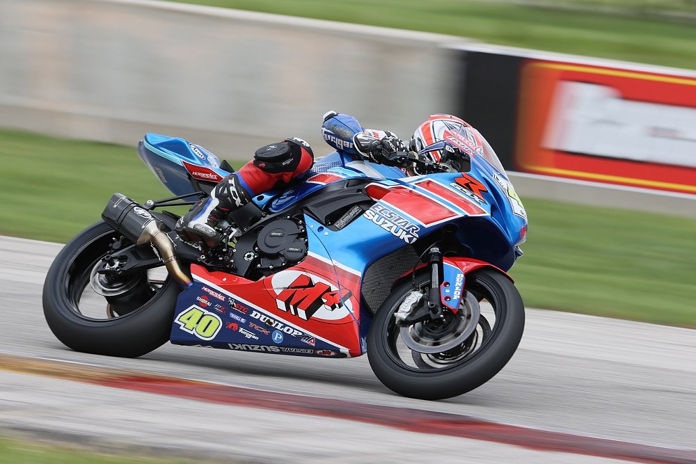 Sean Dylan Kelly in Supersport practice