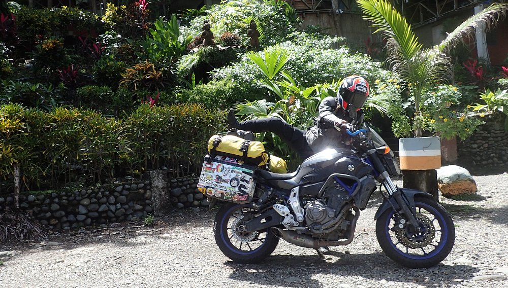 FZ-07 fully outfitted and loaded for travel