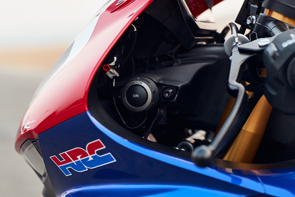 CBR1000RR-R power button detail