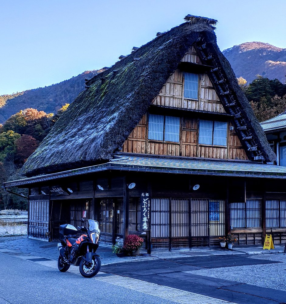 exploring Japan by motorcycle