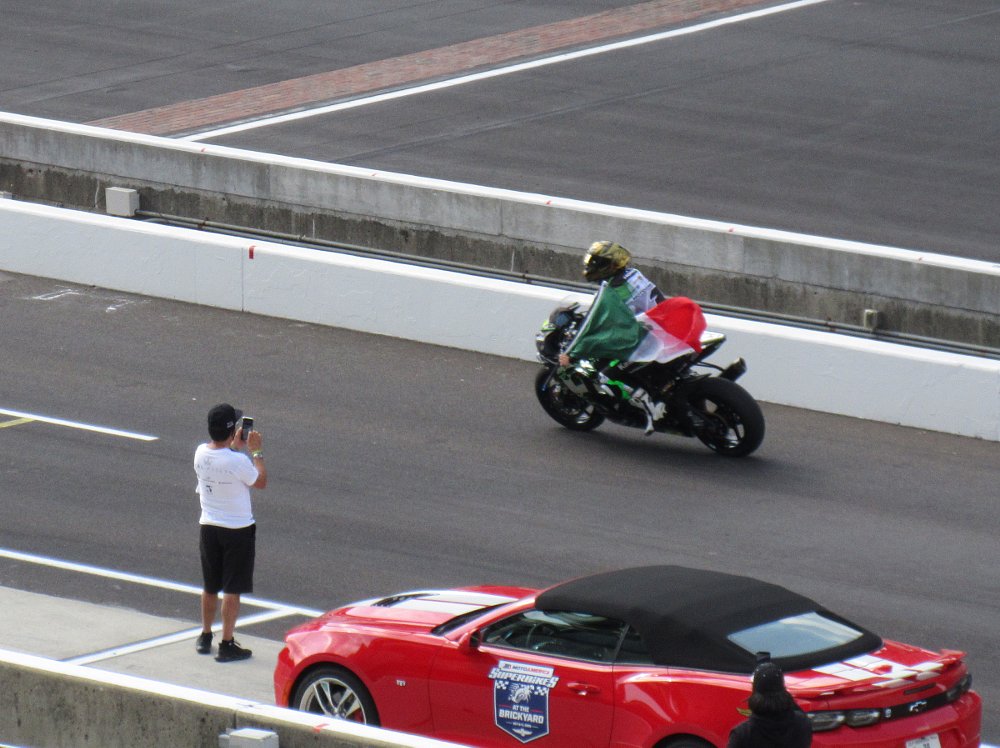 Richie Escalante with Mexican flag