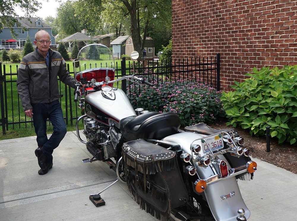 after the ride, the Randall parked