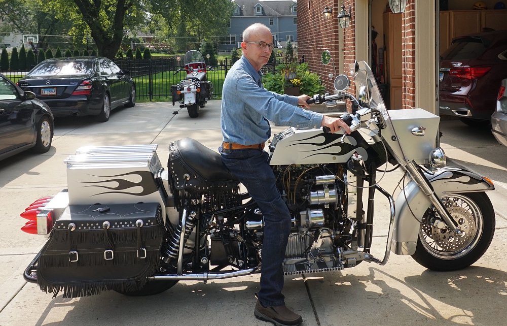 Mark Gardiner sitting on the Gelbke Auto Four