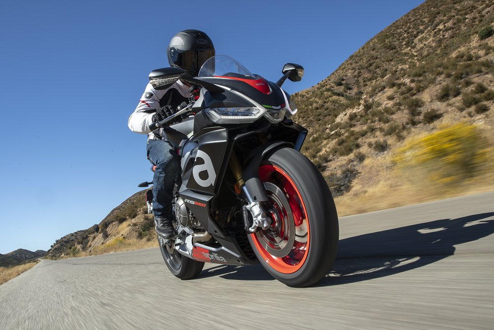 riding the Aprilia RS 660