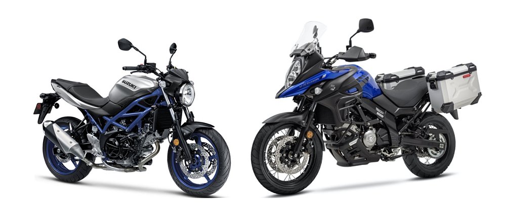 Suzuki SV650 and V-Strom 650 XT Adventure