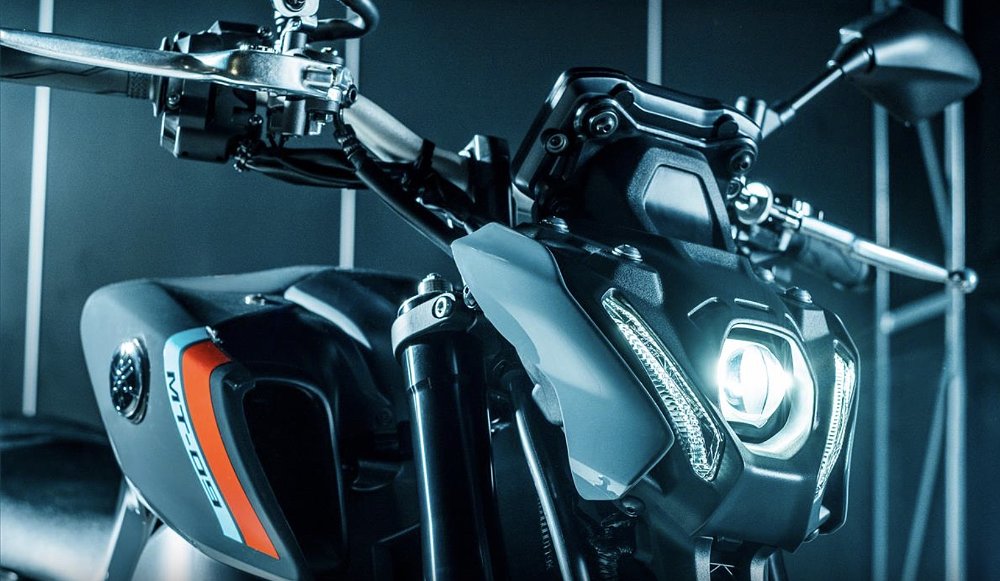 New headlight on the 2021 Yamaha MT-09