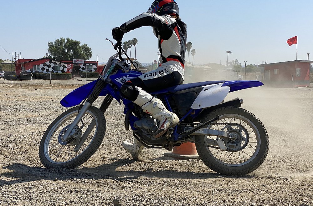 practicing in the dirt