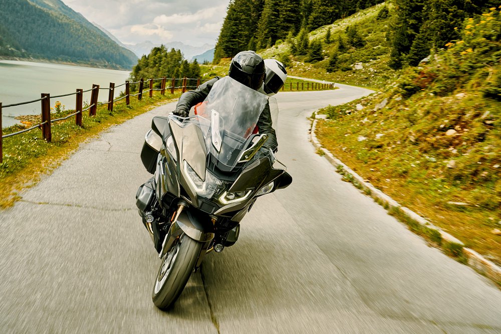 BMW R 1250 RT on the road