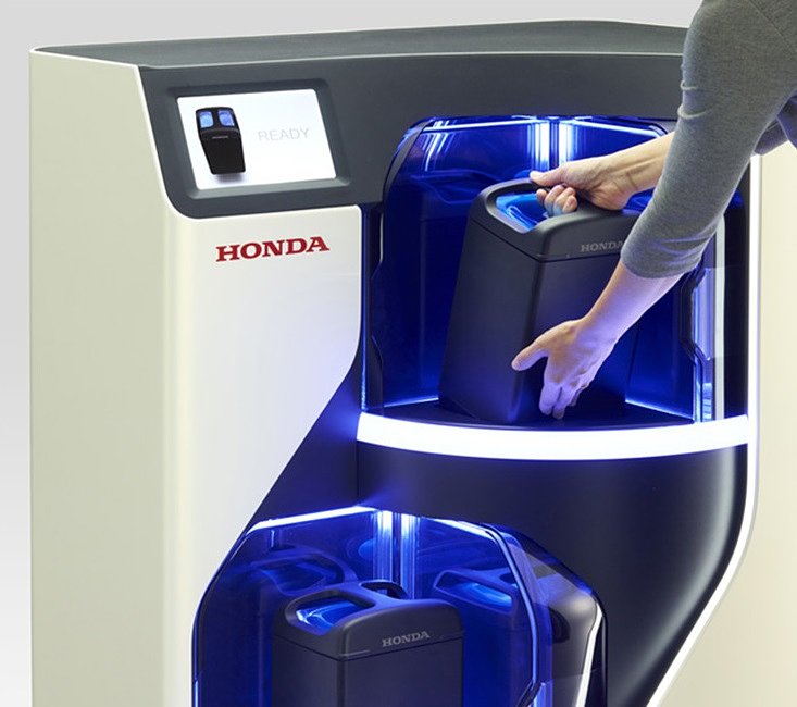 Honda swappable batteries