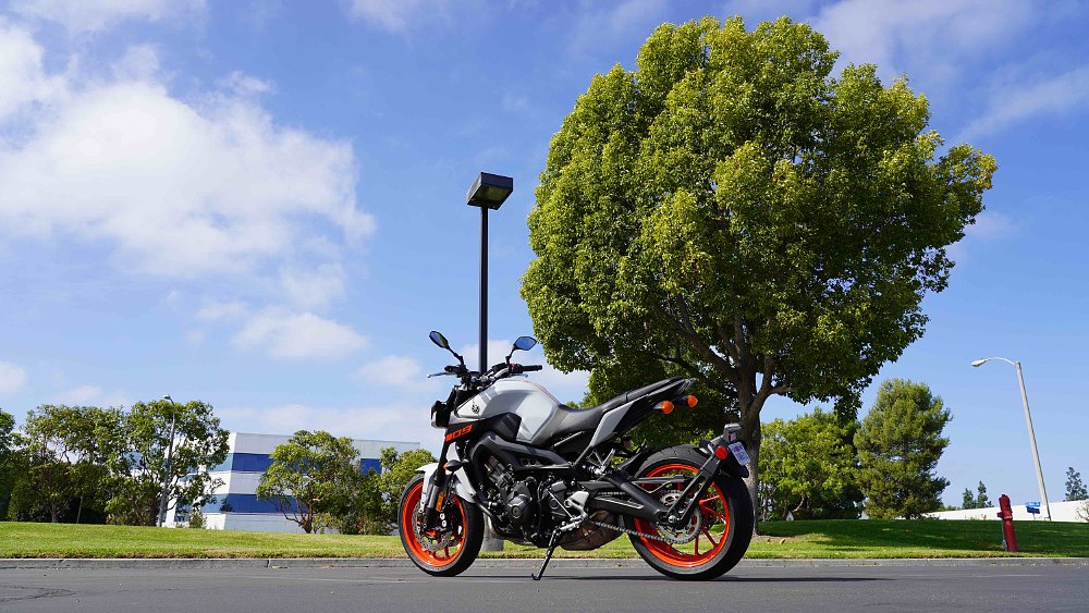 left side of Yamaha's MT-09