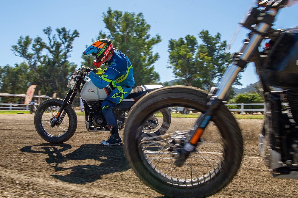 Royal Enfield Himalayan Slide School action
