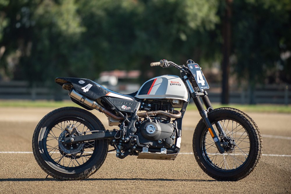 Royal Enfield Himalayan flat track machine