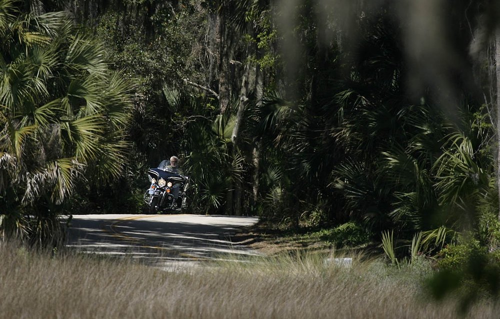 riding outside of Daytona