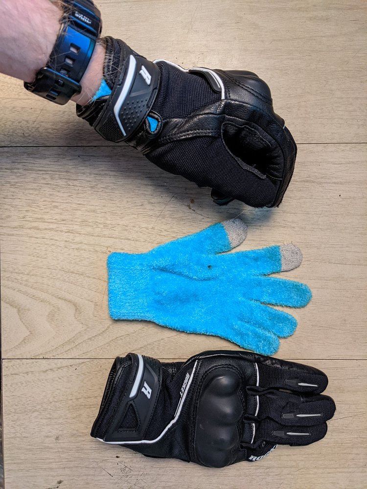 gloves and glove liners for changing conditions
