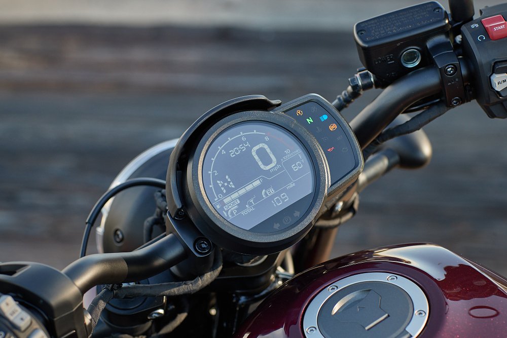 Honda Rebel 1100 dash.