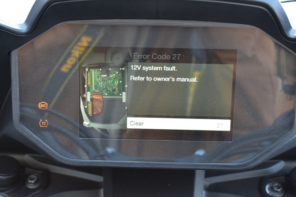 dash display on the Zero SR/S
